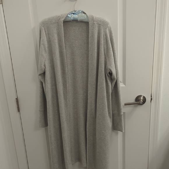 NWOT, "Lane Bryant", Sleeveless Turtleneck Tie-Top And Long Sleeve Cover Up - Picture 3 of 11
